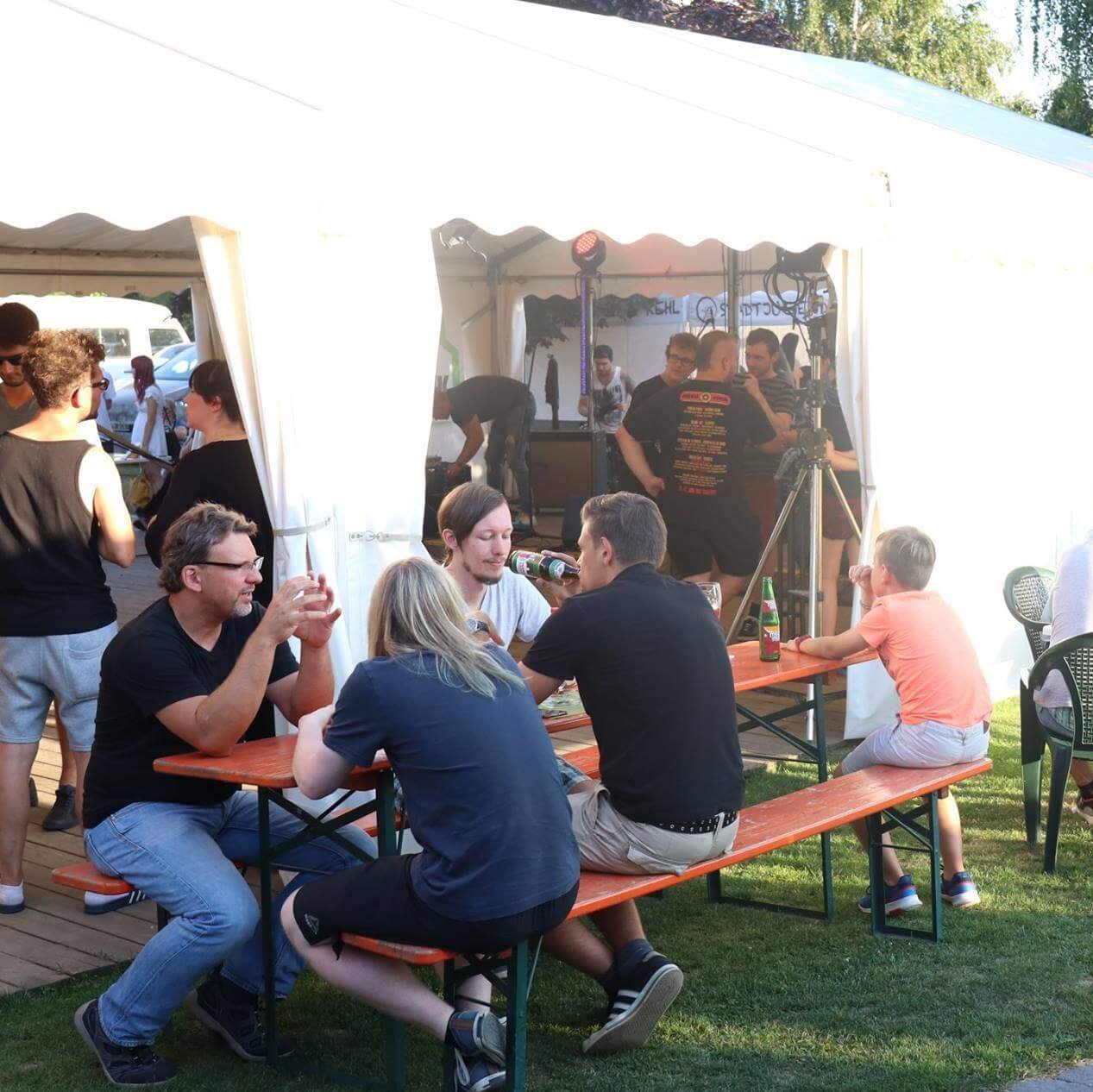 Rock die Berta - Vor der Show