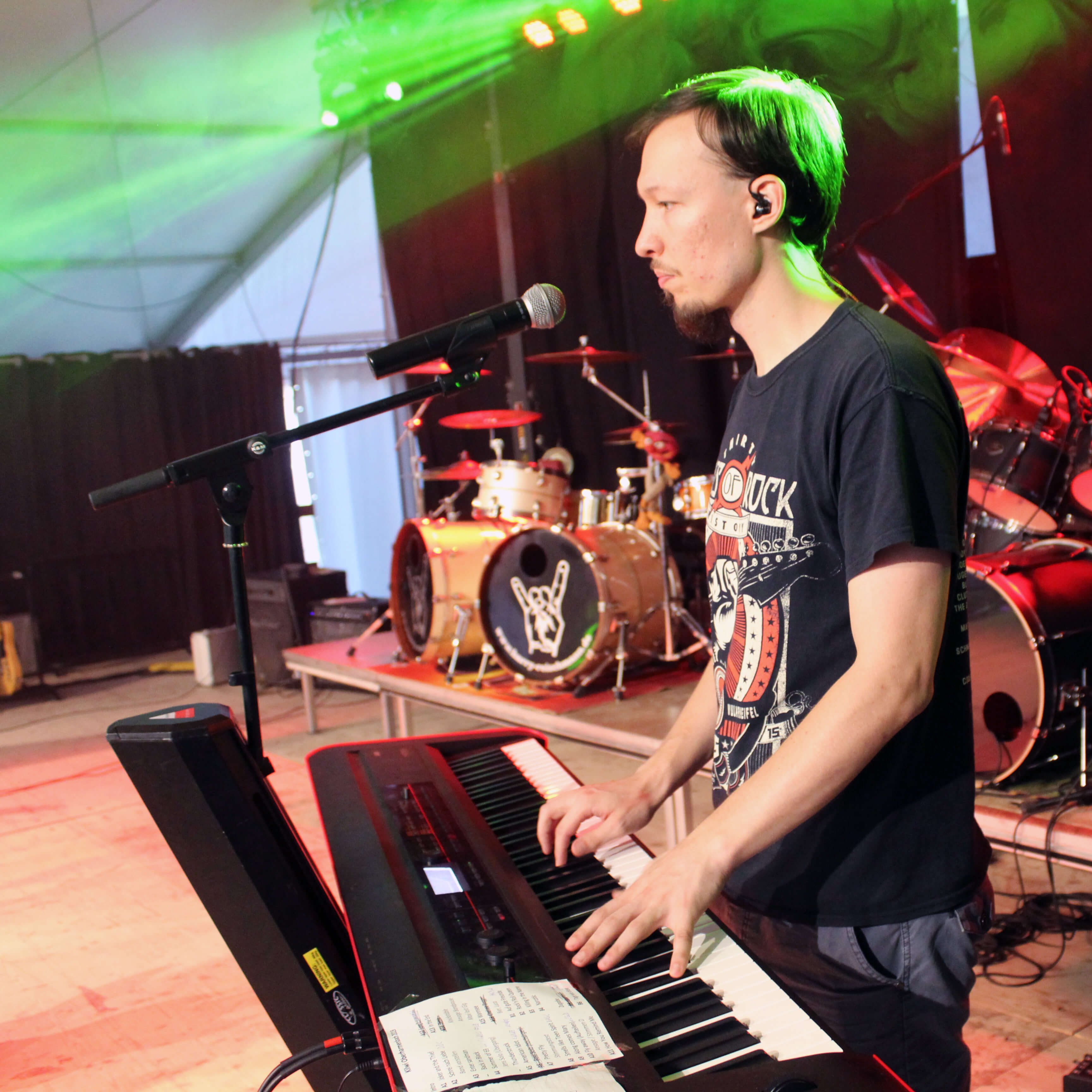 Kilwi Oberharmersbach 2019 - Aron am Keyboard