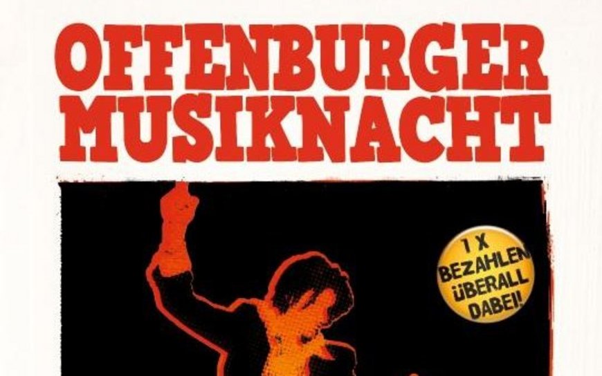 Musiknacht Offenburg 2018 - Plakat